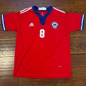 Adidas Chile Soccer Jersey #8 Vidal size Large